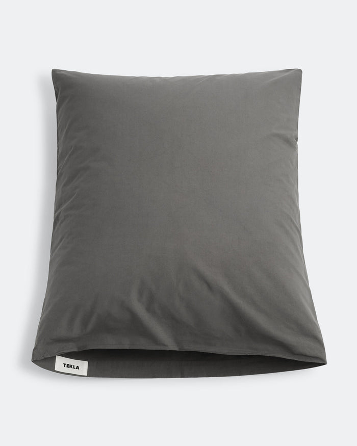 Percale Pillow Case - Dark Taupe