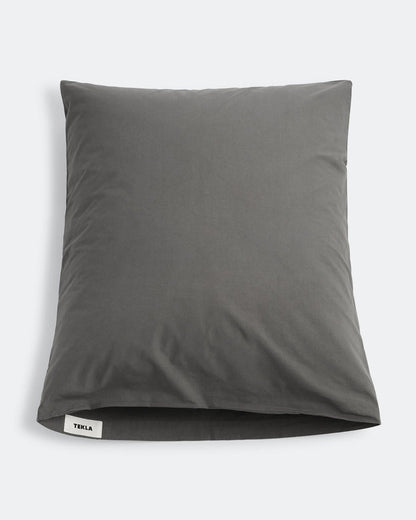 Percale Pillow Case - Dark Taupe
