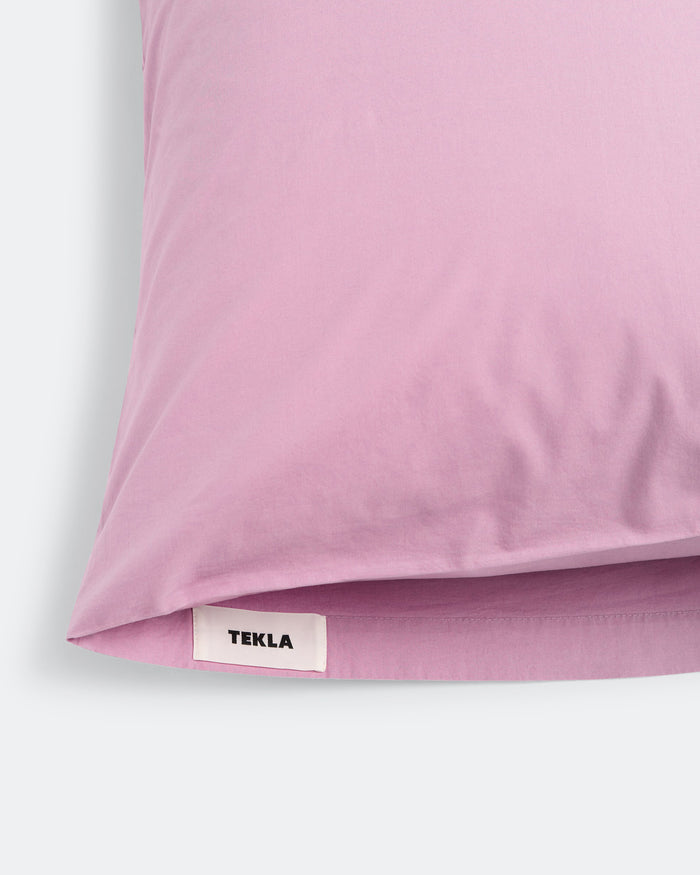 Percale Pillow Case - Mallow Pink