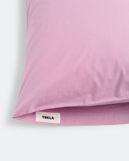 Percale Pillow Case - Mallow Pink