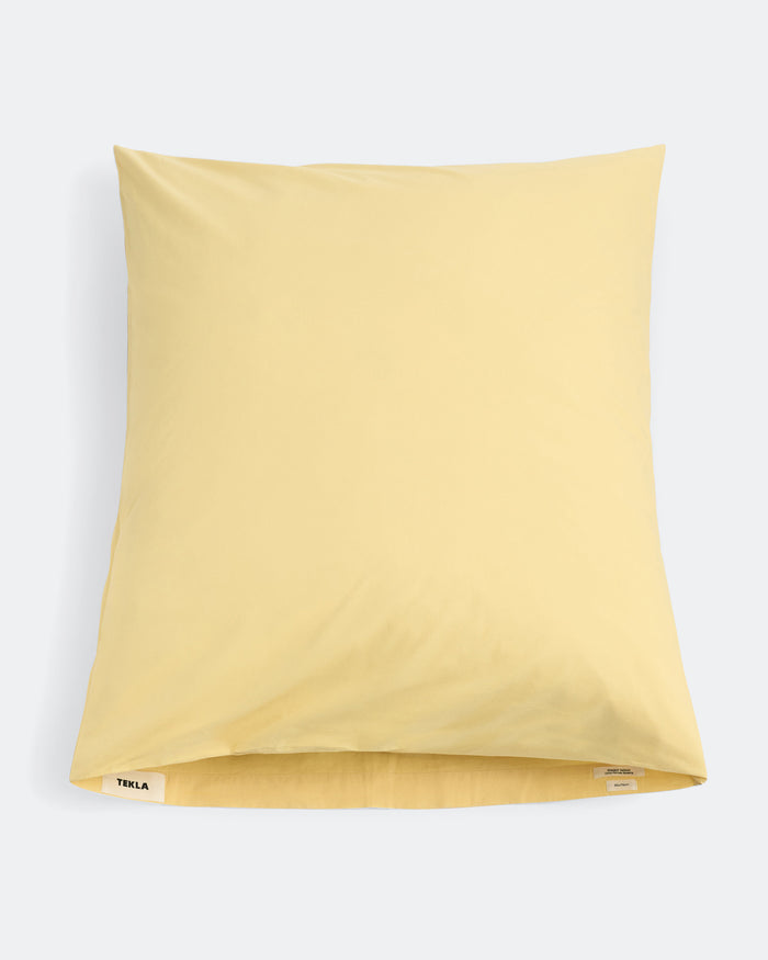 Percale Pillow Case - Shaded Yellow
