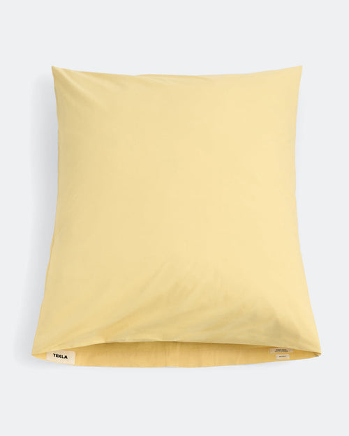 Percale Pillow Case - Shaded Yellow
