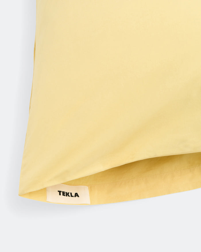 Percale Pillow Case - Shaded Yellow
