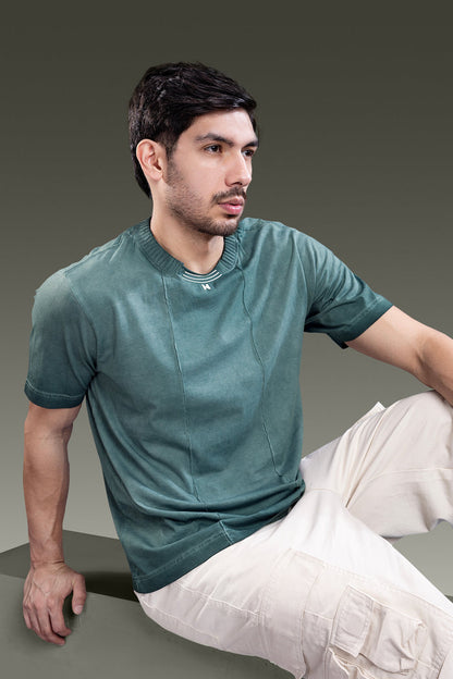 Pine Forest - Retro Oversize T-shirt