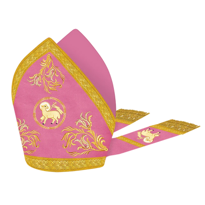 Roman Mitre with Liturgical motif