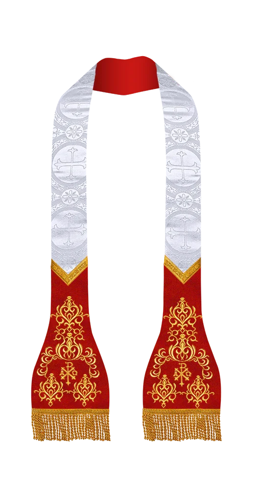 Damask / PAX / White - Red