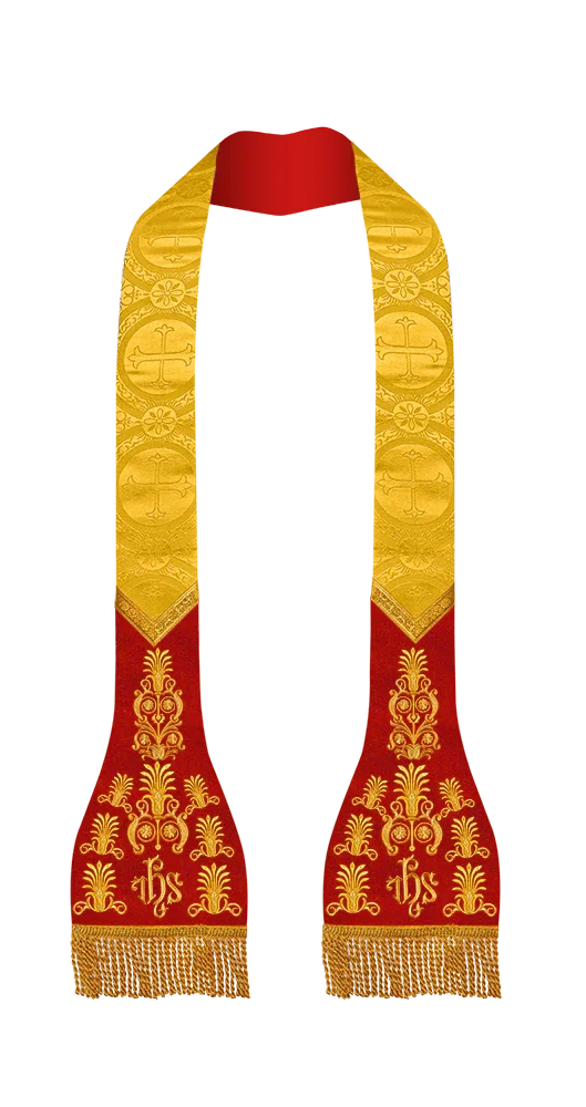 Roman Stole with embroidered motif