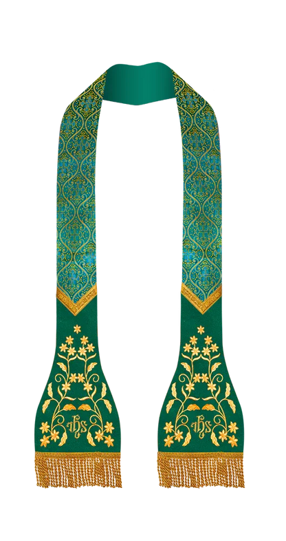 Roman Stole with Floral design