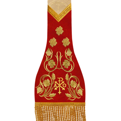 Roman Stole with grapes embroidery