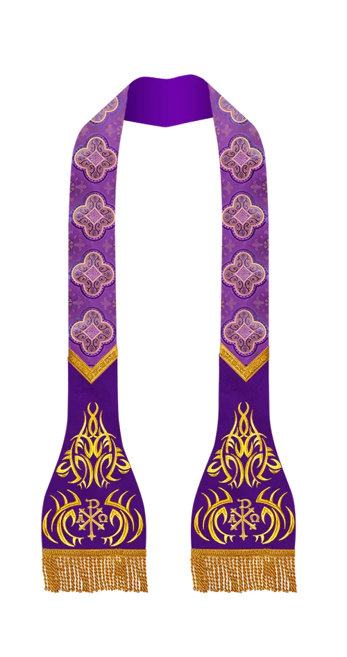 Roman Stole with Spiritual motif