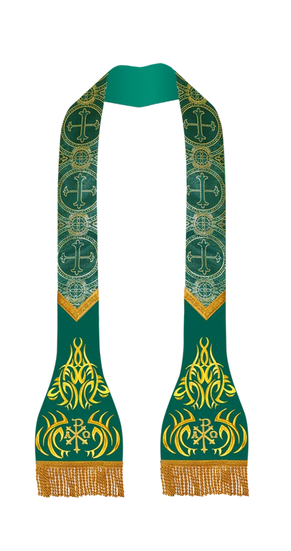 Roman Stole with Spiritual motif