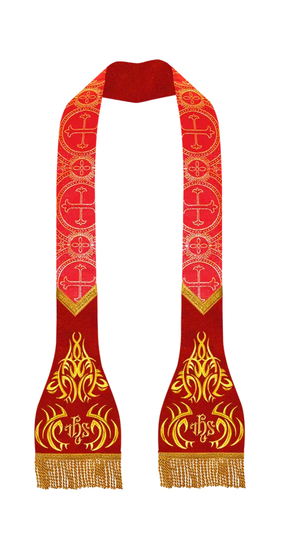 Roman Stole with Spiritual motif