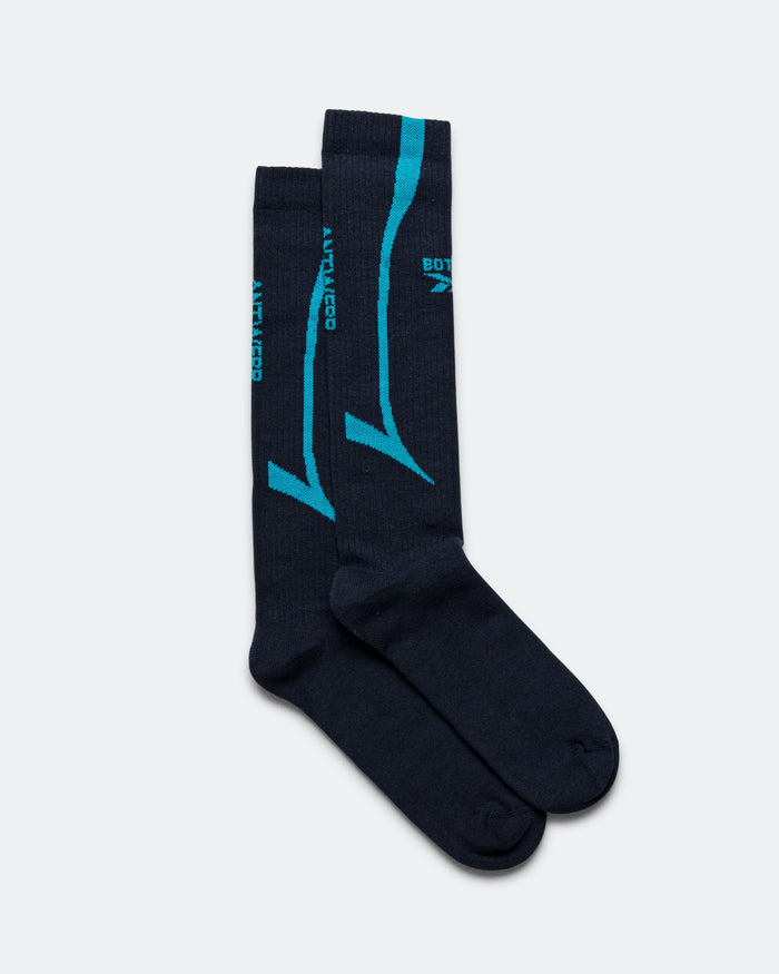 Socks x Botter - Grey Aqua/Blue