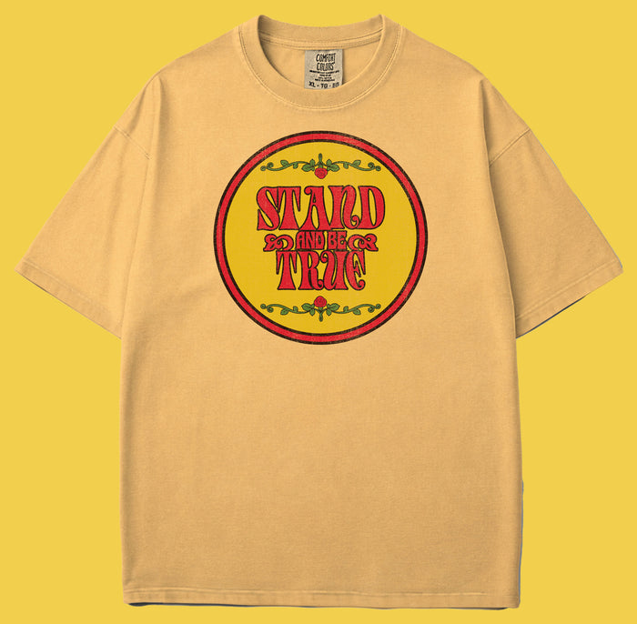 Stand And Be True Retro Garment Dyed Tee