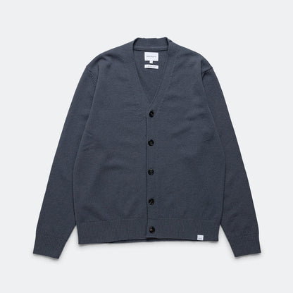 Standard Merino Lambswool Cardigan - Orion Blue