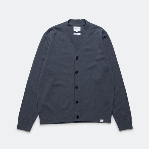 Standard Merino Lambswool Cardigan - Orion Blue