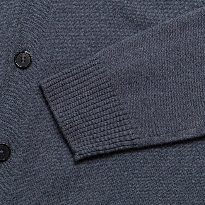 Standard Merino Lambswool Cardigan - Orion Blue