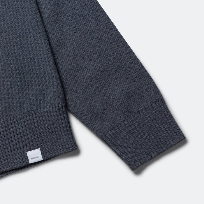 Standard Merino Lambswool Cardigan - Orion Blue