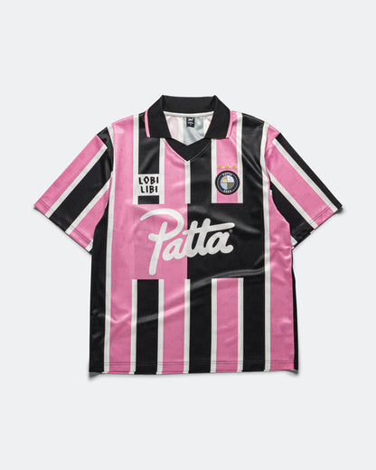 Stripe Football Jersey - Begonia Pinks