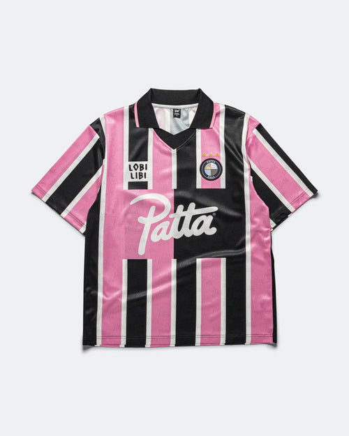 Stripe Football Jersey - Begonia Pinks