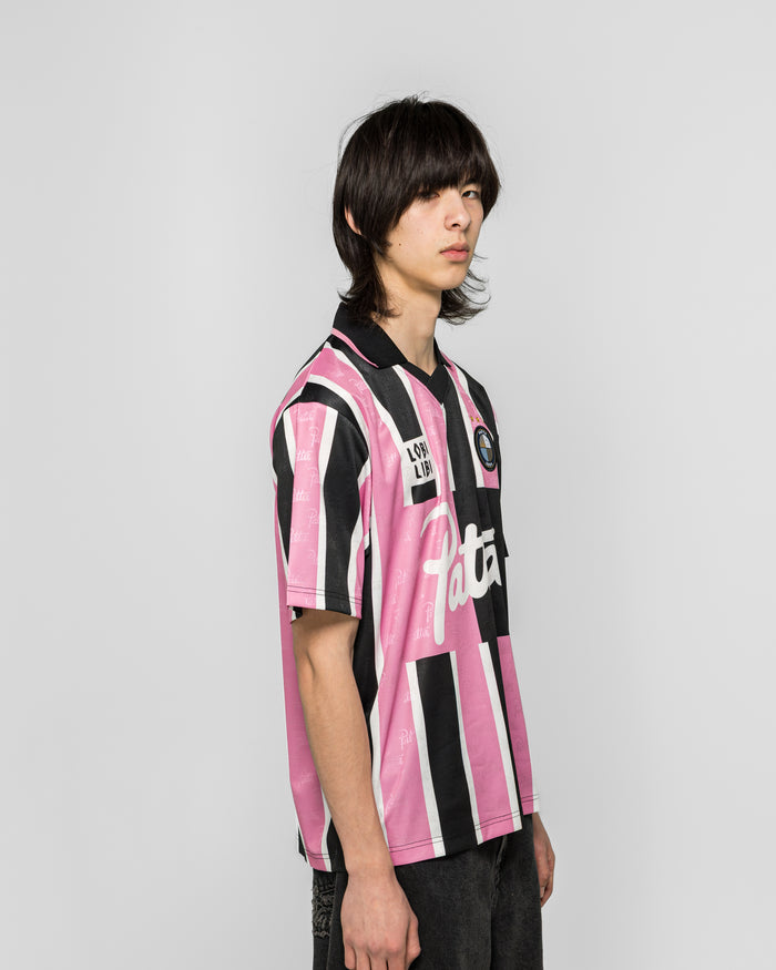 Stripe Football Jersey - Begonia Pinks