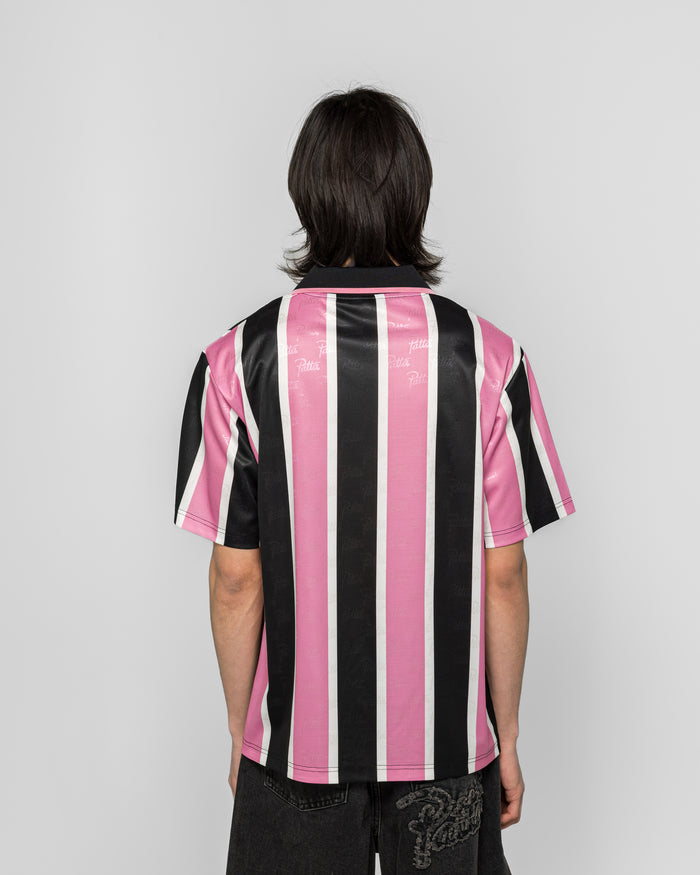 Stripe Football Jersey - Begonia Pinks