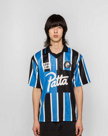 Stripe Football Jersey - French Blue