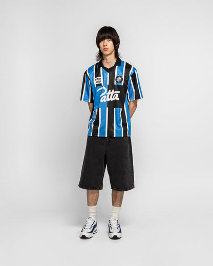 Stripe Football Jersey - French Blue