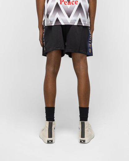 Studded Track Short - Black