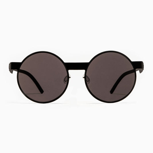The No. 2, Sunglasses #2.1, Round, black, Size, Large, Sunglasses, Swin Huang,