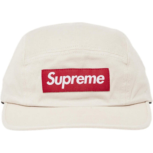 Supreme Washed Chino Twill Camp Cap Natural