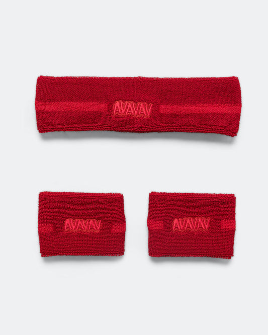 Sweatband Set x AVAVAV - Power Red