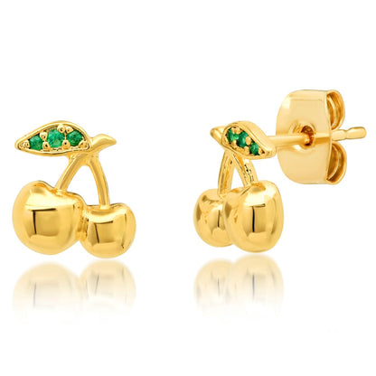 Golden Cherry Studs