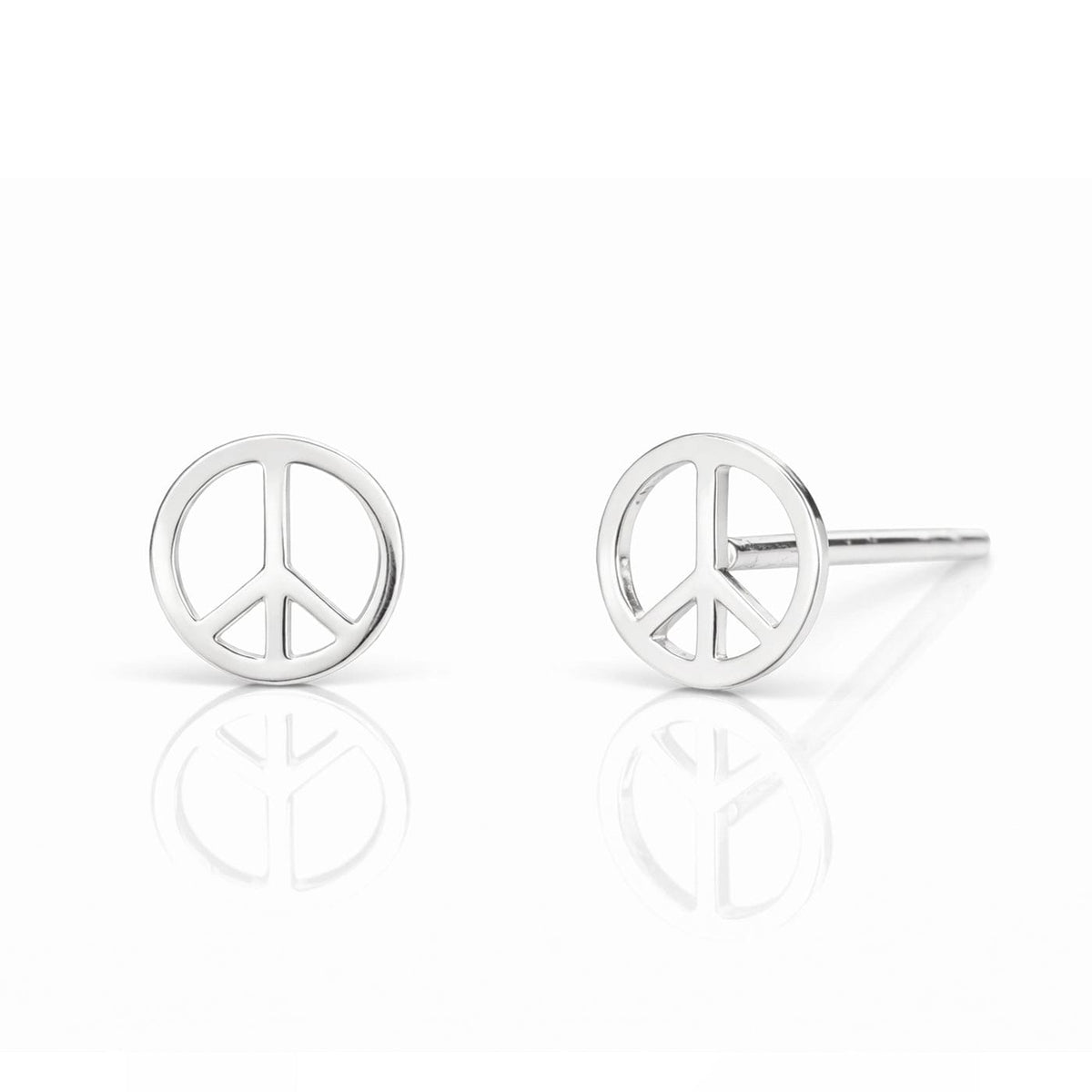 Peace Sign Studs