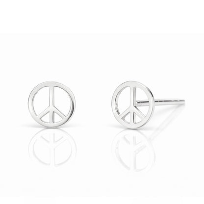 Peace Sign Studs