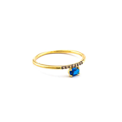 Montana Blue Offset Ring