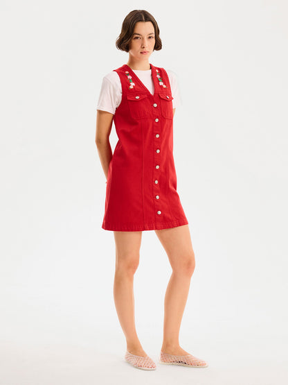 Talula Dress in Red