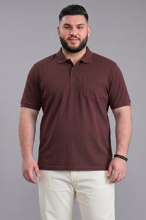 Teak - Zyric Pocket Polo Plus Size