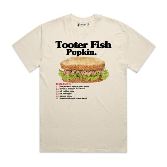 Tooter Fish Popkin Oversized faded t-shirt