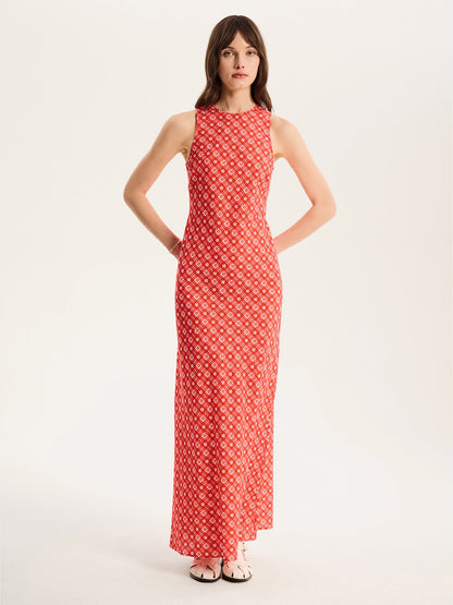 Torin Floral Gingham Dress