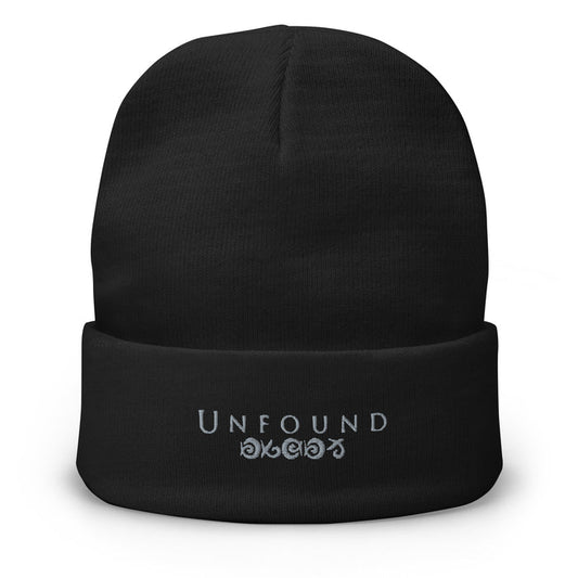 Unfound Embroidered Beanie
