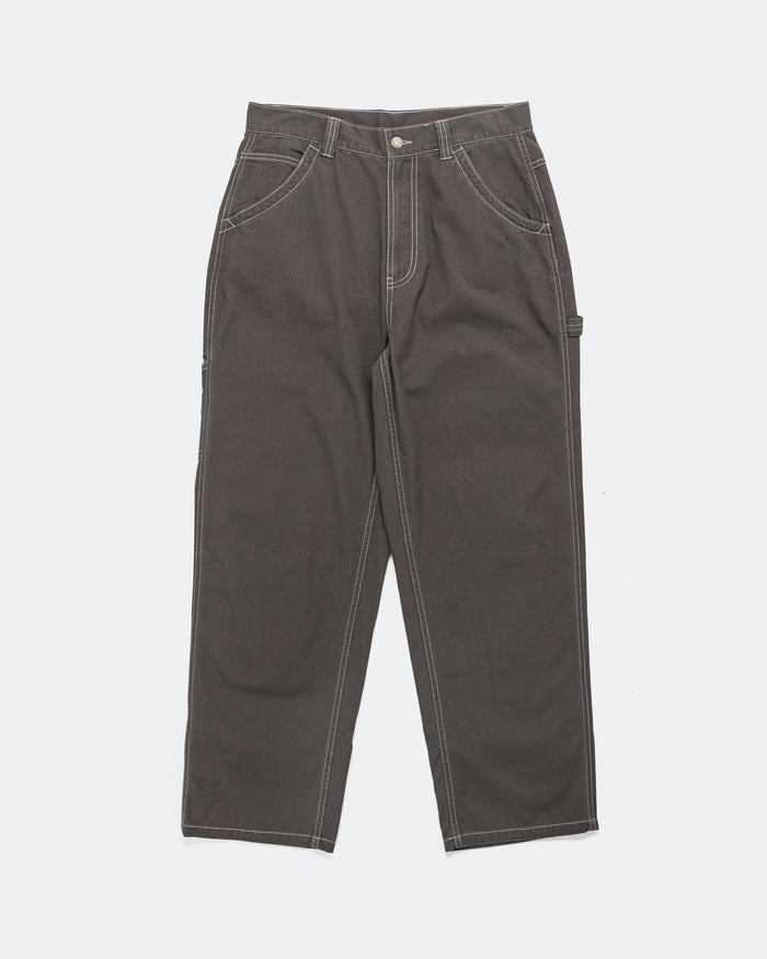 Washed Canvas Work Pant - Charcoal
