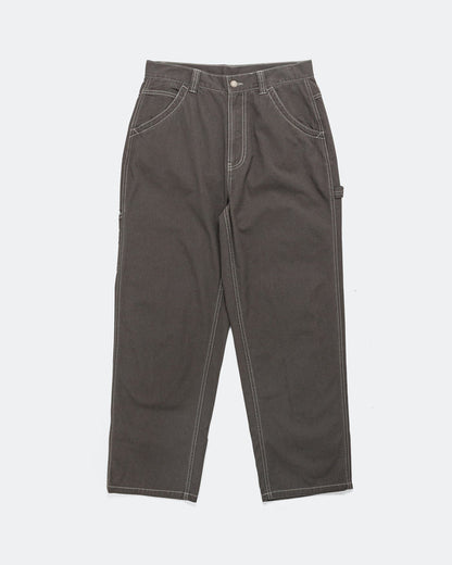 Washed Canvas Work Pant - Charcoal