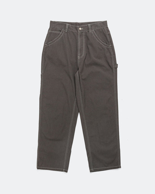 Washed Canvas Work Pant - Charcoal