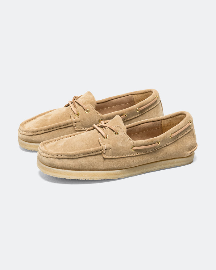 Womens Godney Boat - Maple Suede
