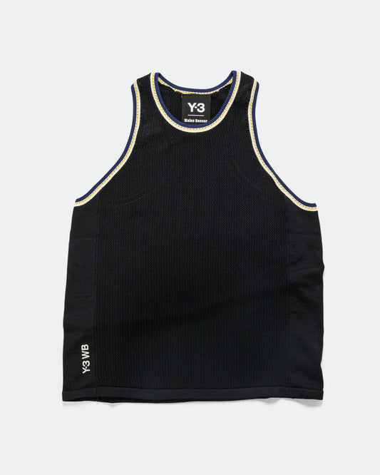 Womens Knit Tank Top x Wales Bonner Y-3 - Black