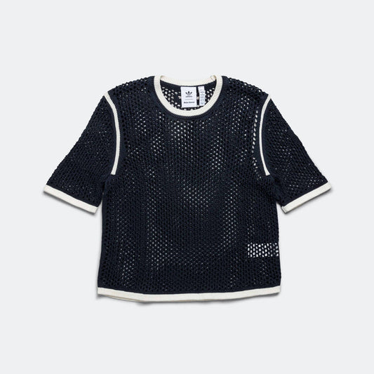 Womens Knit Tee x Wales Bonner - Night Navy