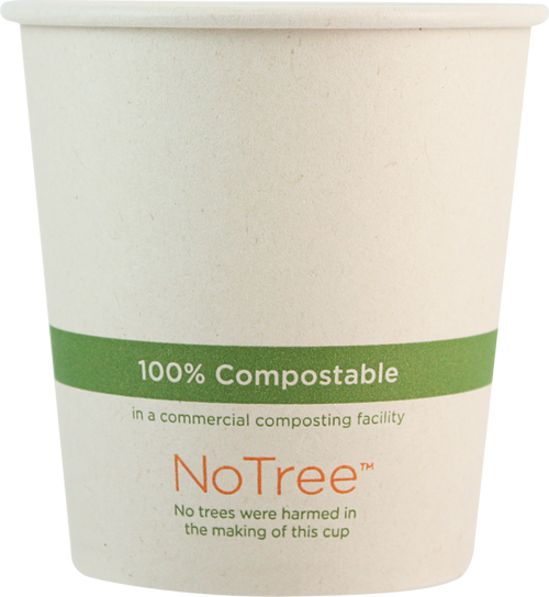 World Centric 10 oz NoTree Paper Hot Cup   | 89-Series | 1000/cs