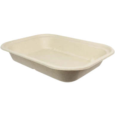 World Centric 10x7.5x1.5” (36 oz) Fiber Container  | 215-Series | 400/cs