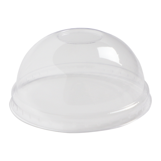World Centric 145-Series Lid - PLA - 8 oz Paper Bowls, Domed | 1000/cs